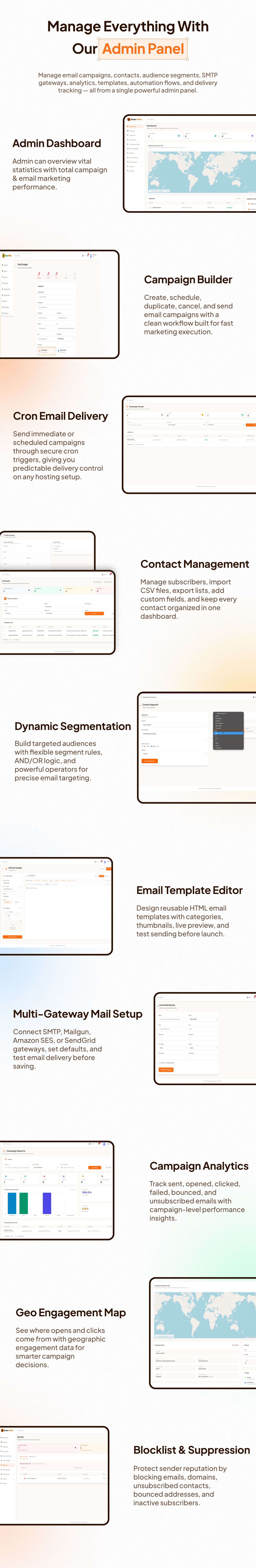 GreenMailer | Bulk Email Marketing PHP Script