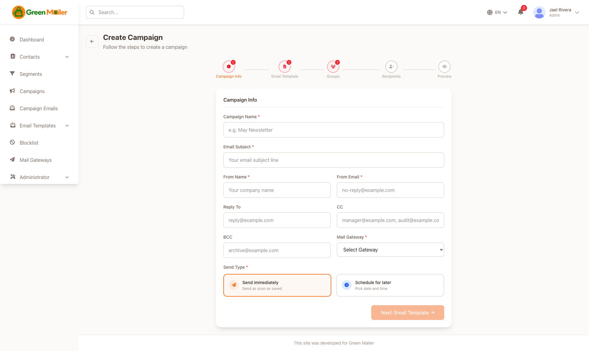 Campaign Builder